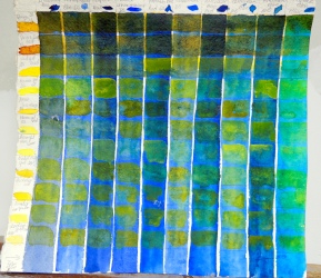 Day 17 Colors Grid for blues and yellows